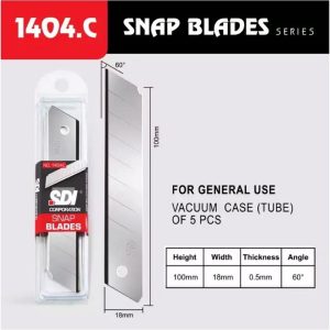SDI 1404 Carbon Steel Anti-Cutter Blade 18mm (Number of Blades 10)